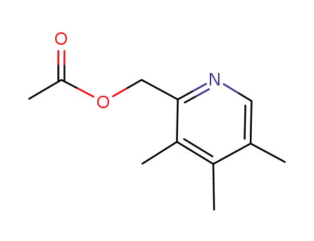 Molecular Structure of 848696-98-0 ((3,4,5-TriMethylpyridin-2-yl)Methyl acetate)