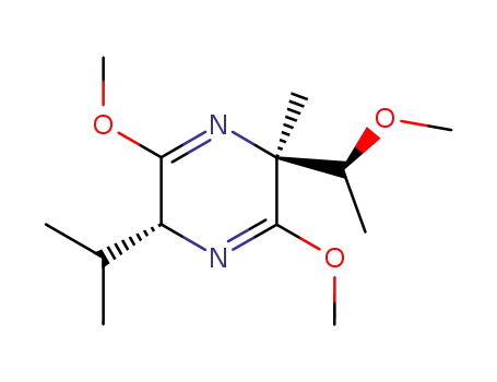 Pyrazine,
2,5-dihydro-3,6-dimethoxy-2-(1-methoxyethyl)-2-methyl-5-(1-methylethyl
)-