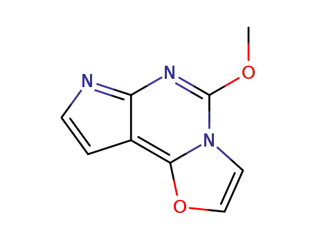 5-methoxyoxazolo<3,2-c>pyrrolo<3,2-e>pyrimidine