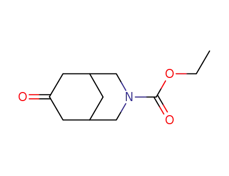 Molecular Structure of 850991-62-7 (TERT-BUTYL 7-OXO-3-AZABICYCLO[3.3.1]NONANE-3-CARBOXYLATE)