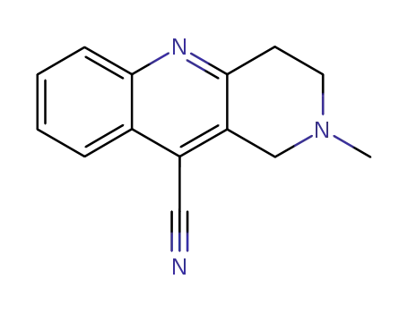 Molecular Structure of 850464-28-7 (Benzo[b][1,6]naphthyridine-10-carbonitrile,  1,2,3,4-tetrahydro-2-methyl-)