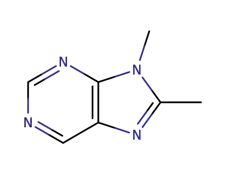 Molecular Structure of 85180-61-6 (9H-Purine, 8,9-dimethyl- (9CI))