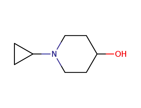 Molecular Structure of 851847-62-6 (1-cyclopropyl-4-Piperidinol)