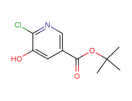 Molecular Structure of 847943-54-8 (TERT-BUTYL 6-CHLORO-5-HYDROXYNICOTINATE)