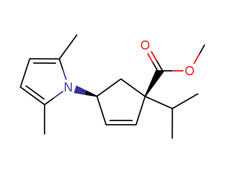 (1S,4S)-methyl 4-(2,5-dimethyl-1H-pyrrol-1-yl)-1-isopropylcyclopent-2-enecarboxylate
