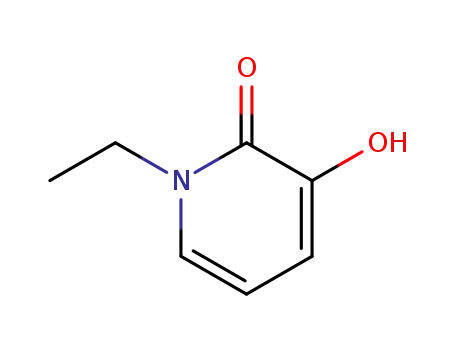 Molecular Structure of 90037-19-7 (1-Ethyl-3-hydroxypyridin-2(1H)-one)