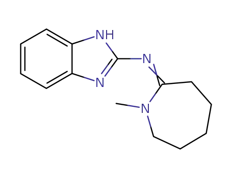 Molecular Structure of 84859-06-3 (N-[(2E)-1-methylazepan-2-ylidene]-1H-benzimidazol-2-amine)