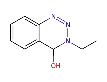 Molecular Structure of 85010-40-8 (3-ethyl-3,4-dihydro-1,2,3-benzotriazin-4-ol)