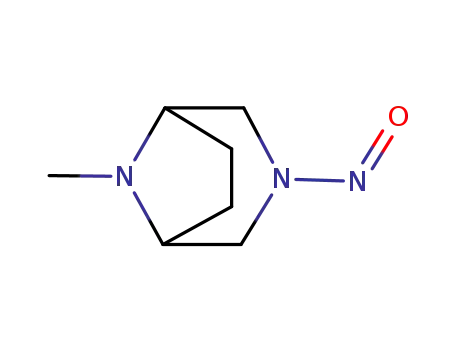Molecular Structure of 90049-31-3 (3,8-Diazabicyclo[3.2.1]octane,8-methyl-3-nitroso-(7CI))