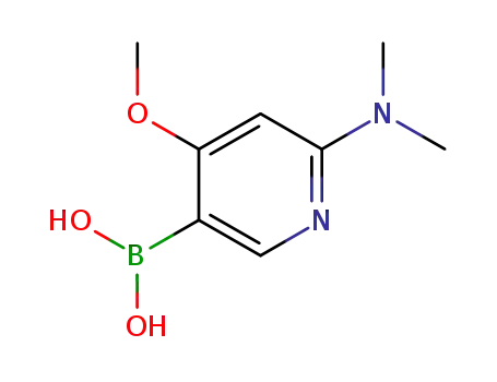 보론산, [6-(디메틸아미노)-4-메톡시-3-피리디닐]-(9CI)