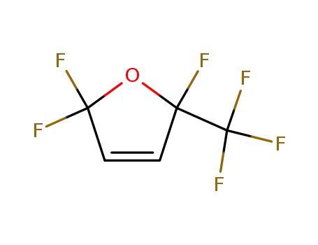 Molecular Structure of 67101-89-7 (Furan, 2,2,5-trifluoro-2,5-dihydro-5-(trifluoromethyl)-)