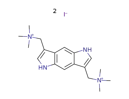 3,7-Bis(dimethylaminomethyl)-1H,5H-pyrrolo(2,3-f)indole dimethiodide