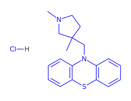 10H-Phenothiazine,10-[(1,3-dimethyl-3-pyrrolidinyl)methyl]-, hydrochloride (1:1)