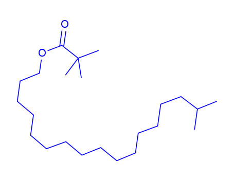 Molecular Structure of 85006-19-5 (16-methylheptadecyl pivalate)