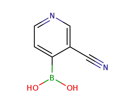 Molecular Structure of 874290-89-8 (3-CYANOPYRIDIN-4-YLBORONIC ACID)
