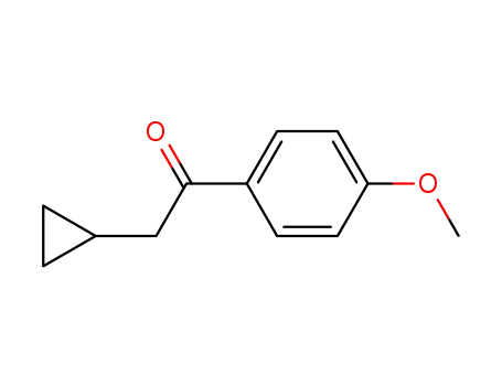 Molecular Structure of 85157-83-1 (2-Cyclopropyl-1-(4-methoxyphenyl)ethanone)