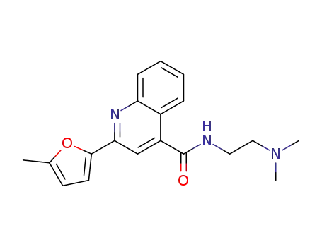 N-(2-(dimethylamino)ethyl)-2-(5-methylfuran-2-yl)quinoline-4-carboxamide