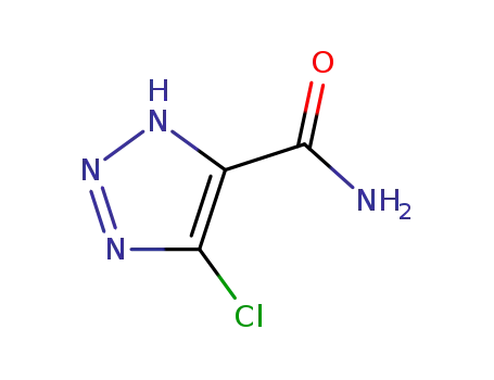Molecular Structure of 85059-19-4 (1H-1,2,3-Triazole-4-carboxamide,5-chloro-(9CI))