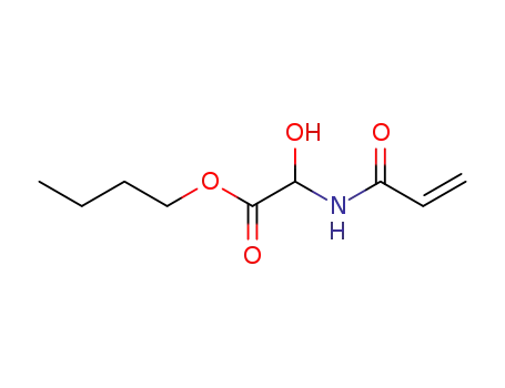 Molecular Structure of 89995-71-1 (butyl (acryloylamino)(hydroxy)acetate)