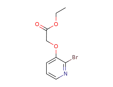 Molecular Structure of 850349-18-7 ((2-BROMO-PYRIDIN-3-YLOXY)-ACETIC ACID ETHYL ESTER)