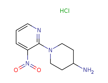 1-(3-nitropyridin-2-yl)piperidin-4-amine hydrochloride