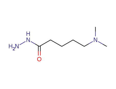 Molecular Structure of 89980-04-1 (Valeric  acid,  5-(dimethylamino)-,  hydrazide  (7CI))