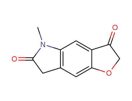 Molecular Structure of 851682-14-9 (2H-Furo[2,3-f]indole-3,6-dione, 5,7-dihydro-5-methyl-)