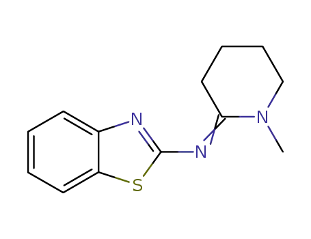 2-벤조티아졸아민, N-(1-메틸-2-피페리디닐리덴)-