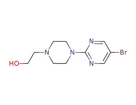 1-Piperazineethanol,4-(5-bromo-2-pyrimidinyl)-