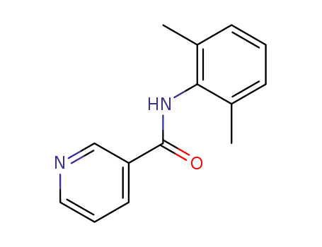 Molecular Structure of 84951-65-5 (N-(2,6-dimethylphenyl)nicotinamide)