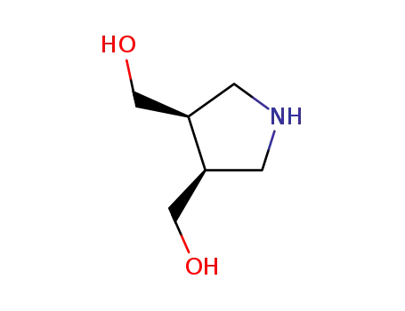 Molecular Structure of 848616-45-5 (cis-pyrrolidine-3,4-diyldimethanol)