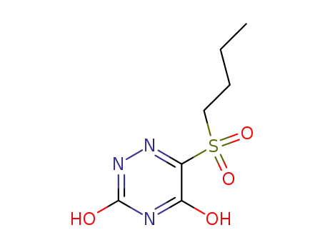 Molecular Structure of 90008-87-0 (6-(butylsulfonyl)-1,2,4-triazine-3,5(2H,4H)-dione)