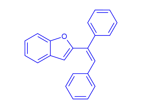 Molecular Structure of 89998-98-1 (2-[(E)-1,2-diphenylethenyl]-1-benzofuran)