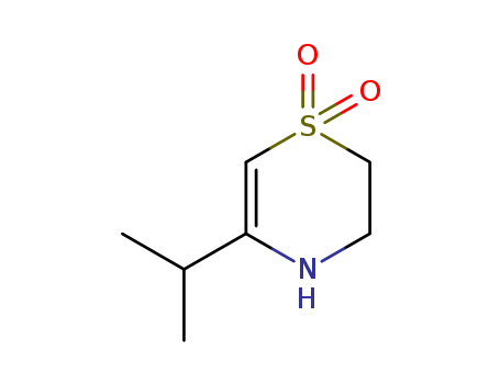 2H-1,4-THIAZINE,3,4-DIHYDRO-5-ISOPROPYL-,1,1-DIOXIDE