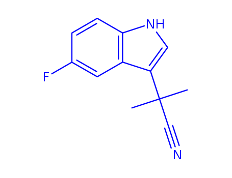 1H-Indole-3-acetonitrile, 5-fluoro-α,α-dimethyl-