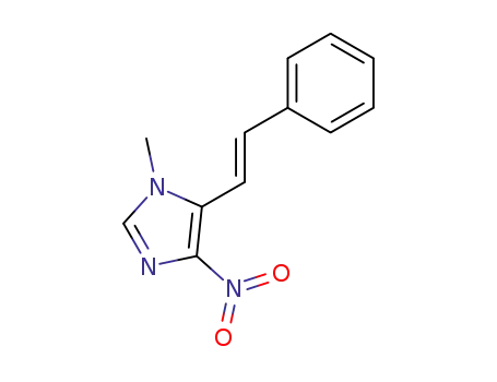 (E)-1-methyl-4-nitro-5-(2-phenylethenyl)-1H-imidazole