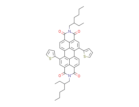 N,N'-di(2-ethylhexyl)-1,7-di(thiophen-2-yl)perylene-3,4,9,10-tetracarboxylic acid bisimide