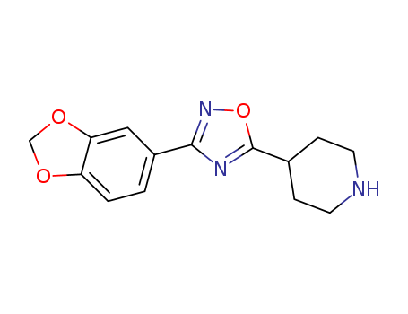4-[3-(1,3-Benzodioxol-5-yl)-1,2,4-oxadiazol-5-yl]piperidine