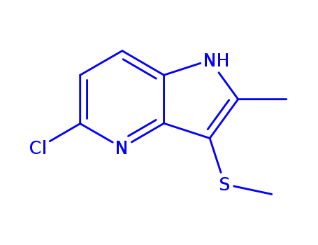 5-chloro-2-methyl-3-(methylthio)-1H-pyrrolo[3,2-b]pyridine