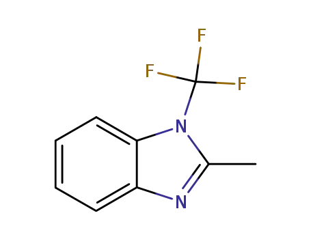 Molecular Structure of 328406-17-3 (1H-Benzimidazole,2-methyl-1-(trifluoromethyl)-(9CI))