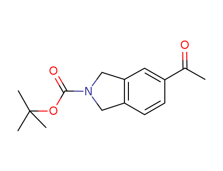 tert-butyl 5-acetyl-1,3-dihydroisoindole-2-carboxylate