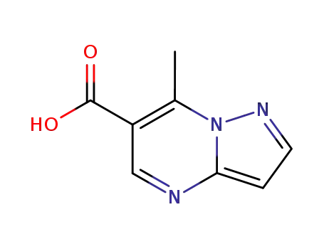 7- 메틸 피라 졸로 [1,5-a] 피리 미딘 -6- 카르 복실 산 (SALTDATA : FREE)