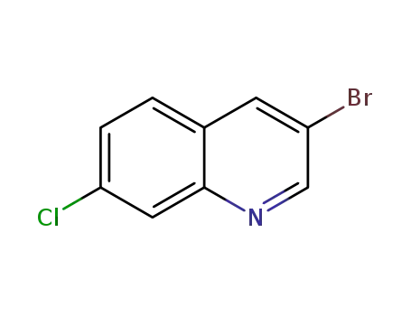 Molecular Structure of 84973-05-7 (3-Bromo-7-chloroquinoline)
