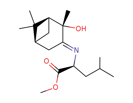 (S)-2-[(1S,2S,5S)-2-Hydroxy-2,6,6-trimethyl-bicyclo[3.1.1]hept-(3E)-ylideneamino]-4-methyl-pentanoic acid methyl ester