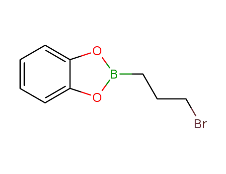 Molecular Structure of 90084-34-7 (1,3,2-Benzodioxaborole, 2-(3-bromopropyl)-)