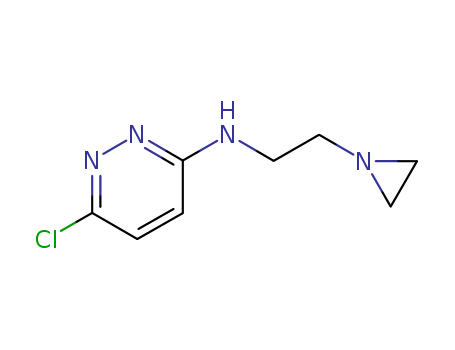 N-(2-aziridin-1-ylethyl)-6-chloro-pyridazin-3-amine cas  90003-04-6