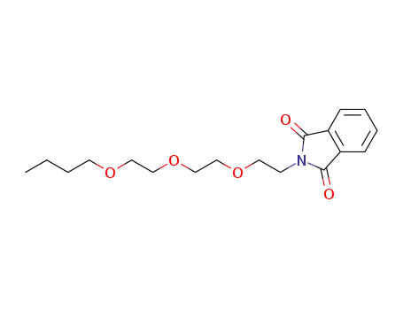 Molecular Structure of 1268135-82-5 (2-(2-(2-(2-butoxyethoxy)ethoxy)ethyl)isoindoline-1,3-dione)