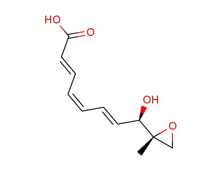(8R,9S)-9,10-epoxy-8-hydroxy-9-methyl-deca-(2E,4Z,6E)-trienoic acid