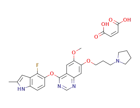 Molecular Structure of 857036-77-2 (Cediranib Maleate)