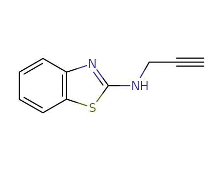 Molecular Structure of 85902-43-8 (2-Benzothiazolamine,N-2-propynyl-(9CI))
